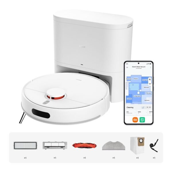 XIAOMI Robot Vacuum H40 Robot Aspirador y Fregasuelos con Autovaciado, hasta 90 Días sin Mantenimiento, 10000 Pa de Succión, Navegación LDS, Sistema Antienredos y Control por App& Voz
