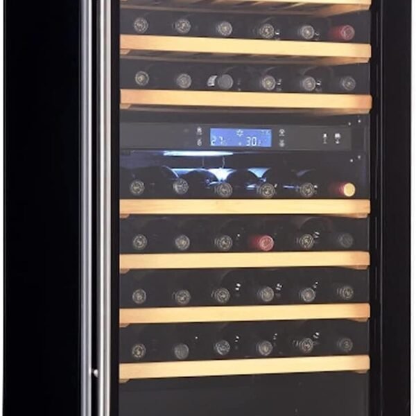 48 Vinoteca Independiente con Refrigerador para Vinos, Estático, con Control Digital De Temperatura para Tinto, Blanco Y Champán.